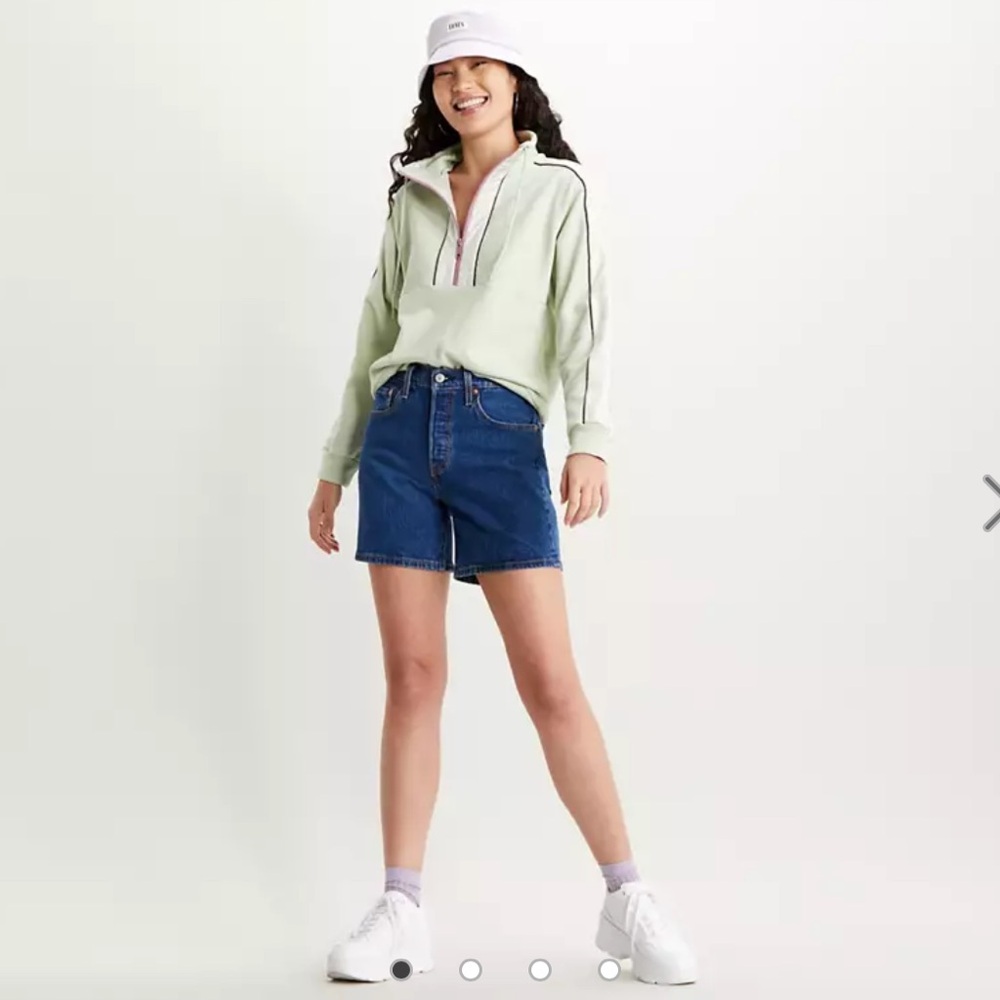 LEVI'S 501 MID THIGH WOMEN'S SHORTS
